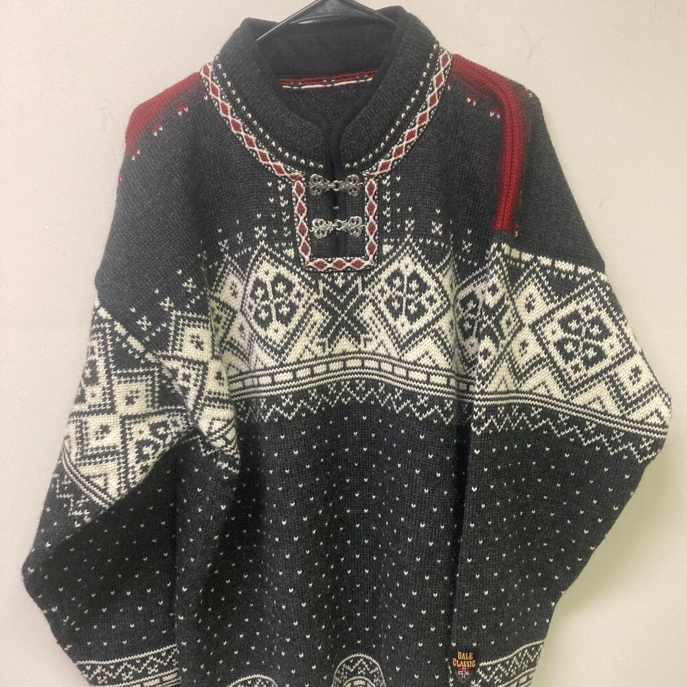 Dale of Norway 100% Wool Sweater Mens XL Multicolor